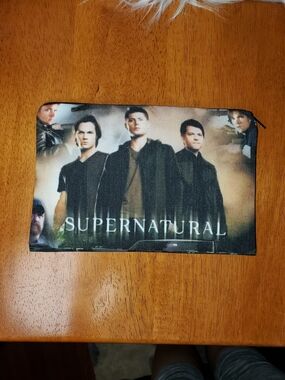 Supernatural Graphic Zip Pouch Sam, Dean And Castiel